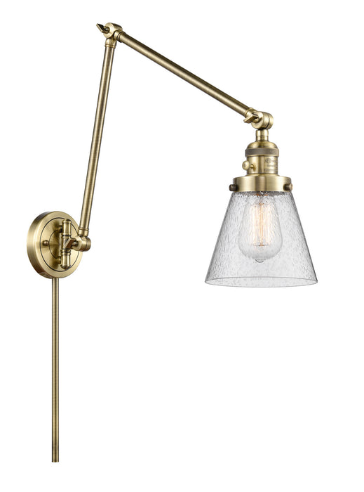 Innovations - 238-AB-G64 - One Light Swing Arm Lamp - Franklin Restoration - Antique Brass