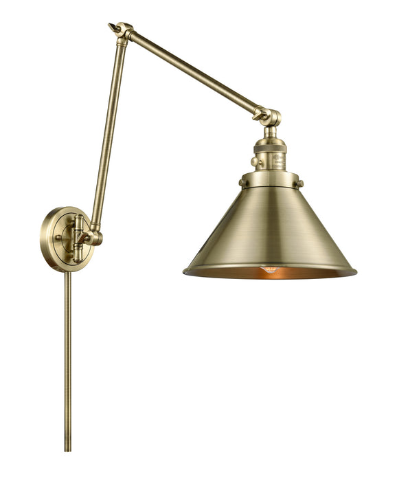 Innovations - 238-AB-M10-AB - One Light Swing Arm Lamp - Franklin Restoration - Antique Brass