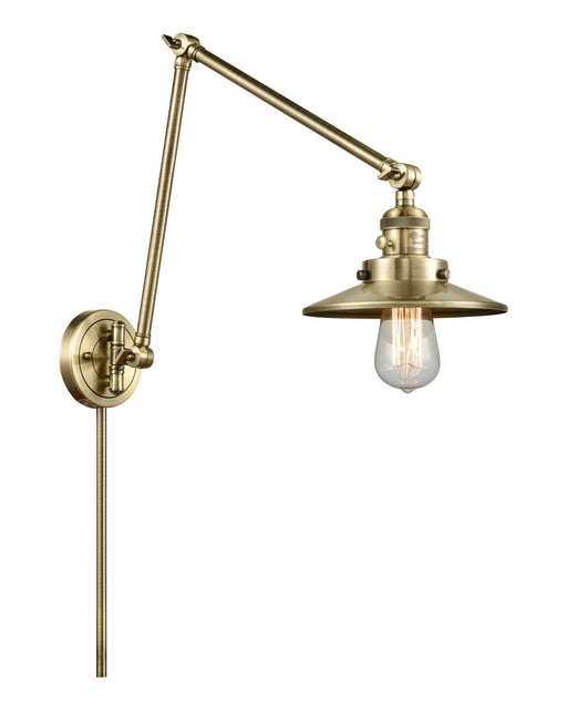 Innovations - 238-AB-M4 - One Light Swing Arm Lamp - Franklin Restoration - Antique Brass