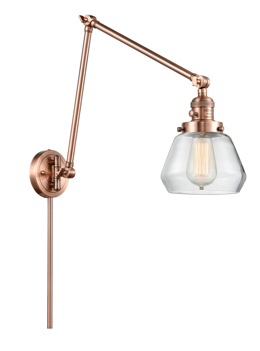 Innovations - 238-AC-G172 - One Light Swing Arm Lamp - Franklin Restoration - Antique Copper
