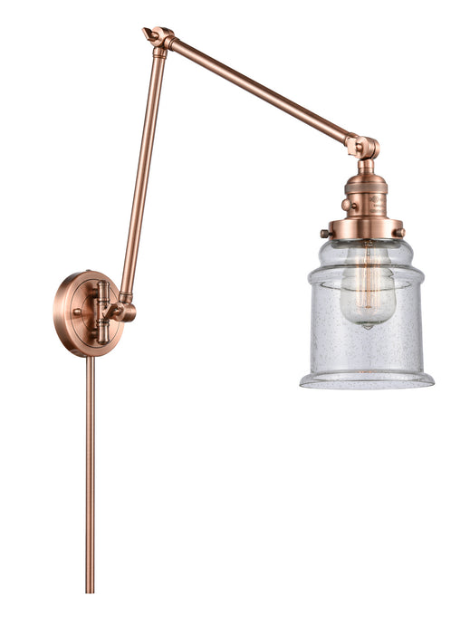 Innovations - 238-AC-G184 - One Light Swing Arm Lamp - Franklin Restoration - Antique Copper