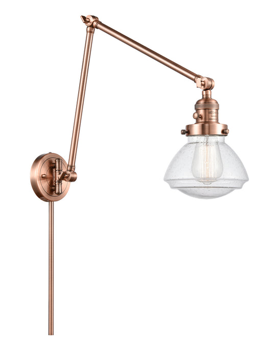 Innovations - 238-AC-G324-LED - LED Swing Arm Lamp - Franklin Restoration - Antique Copper