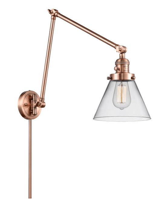 Innovations - 238-AC-G42 - One Light Swing Arm Lamp - Franklin Restoration - Antique Copper