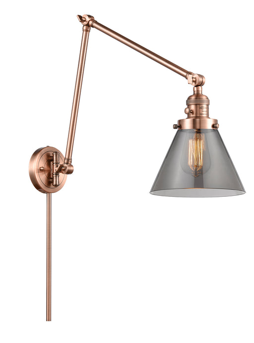 Innovations - 238-AC-G43 - One Light Swing Arm Lamp - Franklin Restoration - Antique Copper