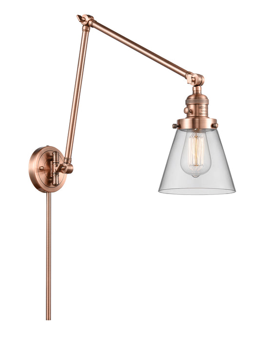 Innovations - 238-AC-G62-LED - LED Swing Arm Lamp - Franklin Restoration - Antique Copper