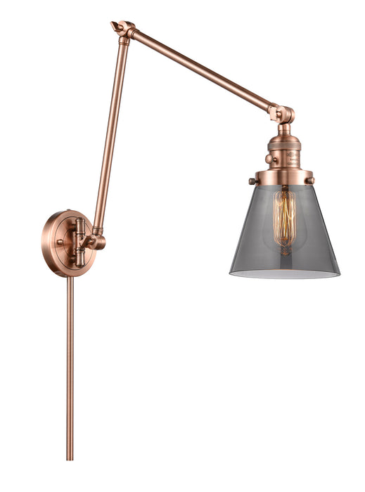 Innovations - 238-AC-G63 - One Light Swing Arm Lamp - Franklin Restoration - Antique Copper