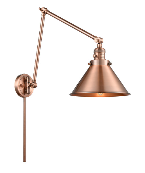 Innovations - 238-AC-M10-AC - One Light Swing Arm Lamp - Franklin Restoration - Antique Copper