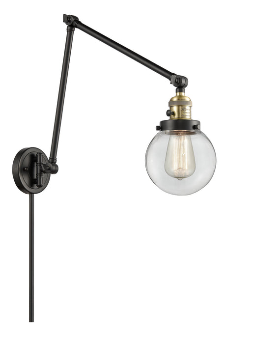 Innovations - 238-BAB-G202-6-LED - LED Swing Arm Lamp - Franklin Restoration - Black Antique Brass
