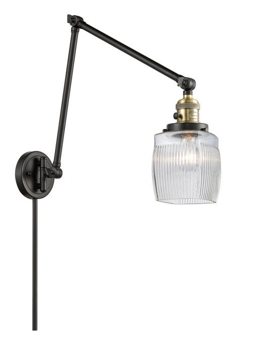 Innovations - 238-BAB-G302-LED - LED Swing Arm Lamp - Franklin Restoration - Black Antique Brass