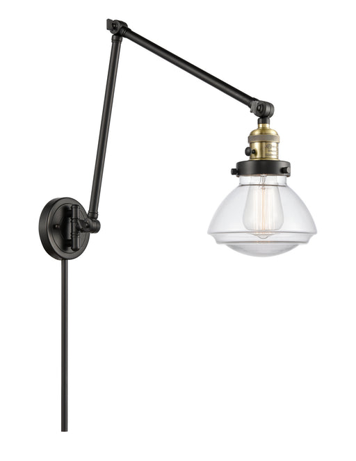 Innovations - 238-BAB-G322 - One Light Swing Arm Lamp - Franklin Restoration - Black Antique Brass