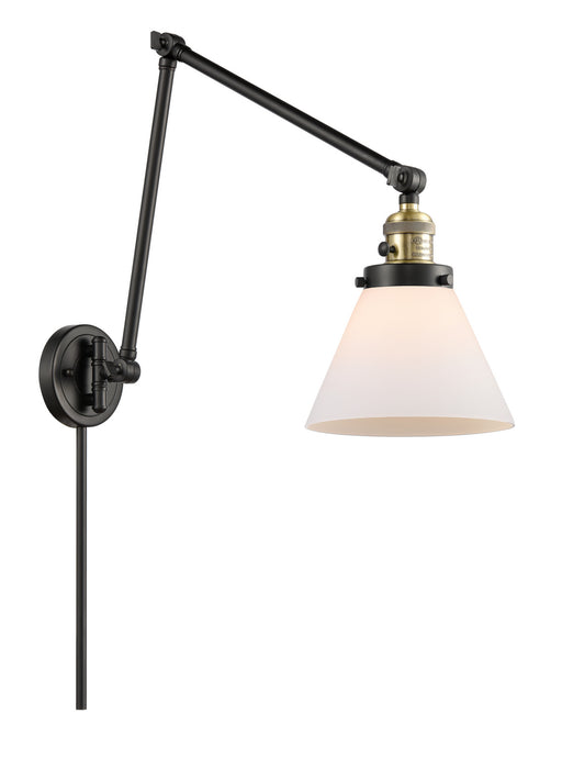 Innovations - 238-BAB-G41-LED - LED Swing Arm Lamp - Franklin Restoration - Black Antique Brass