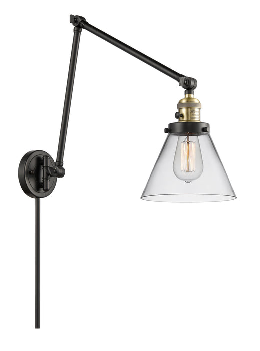 Innovations - 238-BAB-G42 - One Light Swing Arm Lamp - Franklin Restoration - Black Antique Brass