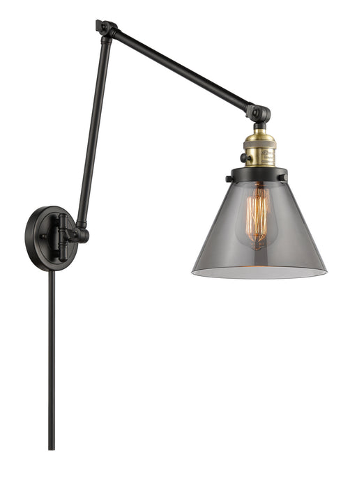 Innovations - 238-BAB-G43 - One Light Swing Arm Lamp - Franklin Restoration - Black Antique Brass