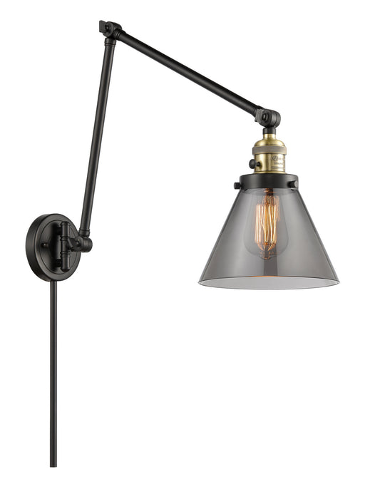 Innovations - 238-BAB-G43-LED - LED Swing Arm Lamp - Franklin Restoration - Black Antique Brass