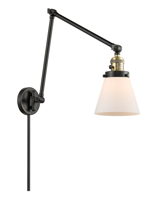 Innovations - 238-BAB-G61-LED - LED Swing Arm Lamp - Franklin Restoration - Black Antique Brass