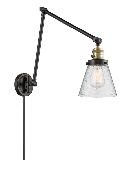 Innovations - 238-BAB-G64-LED - LED Swing Arm Lamp - Franklin Restoration - Black Antique Brass