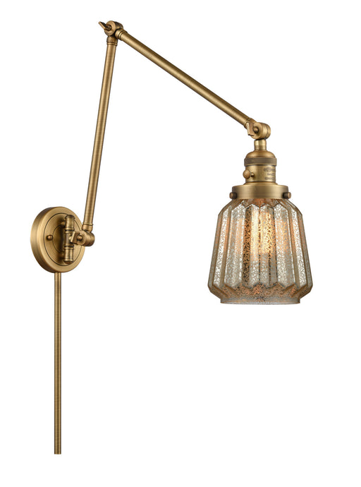 Innovations - 238-BB-G146 - One Light Swing Arm Lamp - Franklin Restoration - Brushed Brass