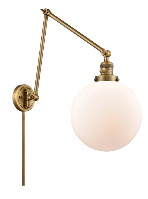 Innovations - 238-BB-G201-10 - One Light Swing Arm Lamp - Franklin Restoration - Brushed Brass