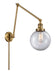 Innovations - 238-BB-G202-8-LED - LED Swing Arm Lamp - Franklin Restoration - Brushed Brass