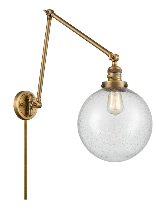 Innovations - 238-BB-G204-10 - One Light Swing Arm Lamp - Franklin Restoration - Brushed Brass