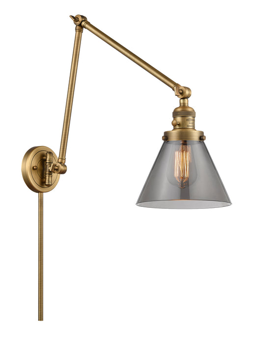 Innovations - 238-BB-G43 - One Light Swing Arm Lamp - Franklin Restoration - Brushed Brass