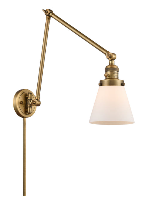 Innovations - 238-BB-G61 - One Light Swing Arm Lamp - Franklin Restoration - Brushed Brass