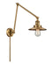 Innovations - 238-BB-M4 - One Light Swing Arm Lamp - Franklin Restoration - Brushed Brass