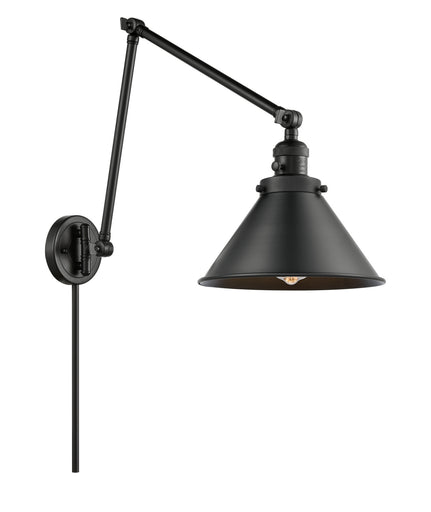 Franklin Restoration One Light Swing Arm Lamp Matte Black