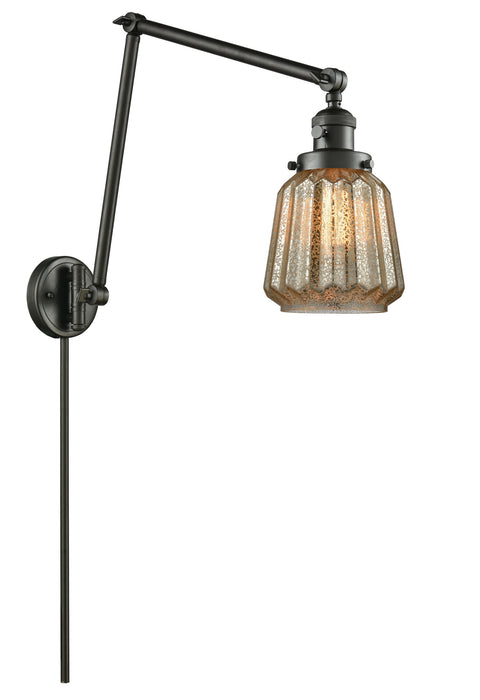 Innovations - 238-OB-G146-LED - LED Swing Arm Lamp - Franklin Restoration - Oil Rubbed Bronze
