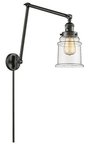 Franklin Restoration One Light Swing Arm Lamp Oil Rubbed Bronze
