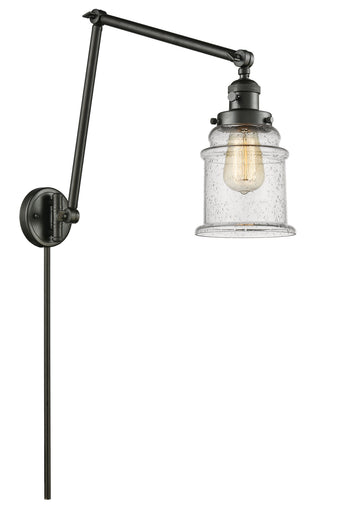 Franklin Restoration One Light Swing Arm Lamp Oil Rubbed Bronze