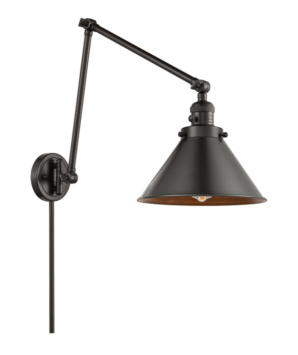 Innovations - 238-OB-M10-OB - One Light Swing Arm Lamp - Franklin Restoration - Oil Rubbed Bronze