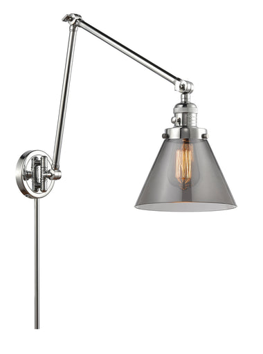 Franklin Restoration One Light Swing Arm Lamp Polished Chrome