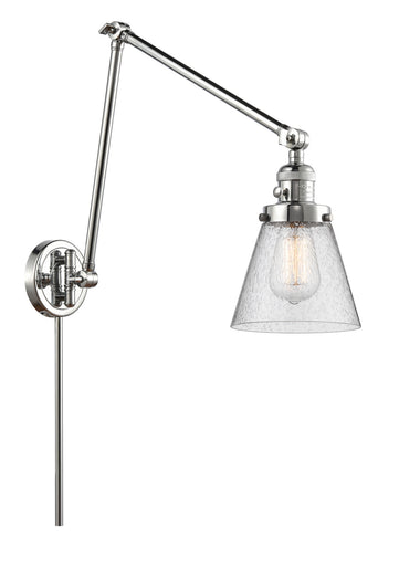 Franklin Restoration One Light Swing Arm Lamp Polished Chrome