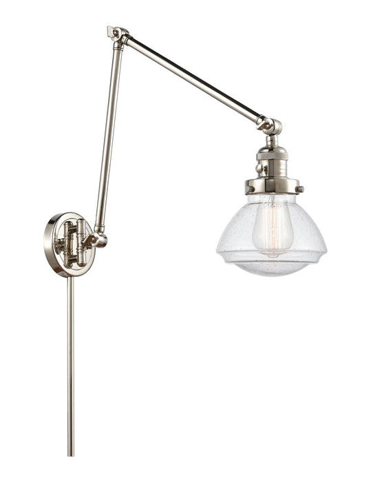 Innovations - 238-PN-G324 - One Light Swing Arm Lamp - Franklin Restoration - Polished Nickel