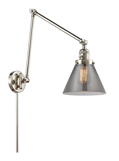 Franklin Restoration One Light Swing Arm Lamp Polished Nickel