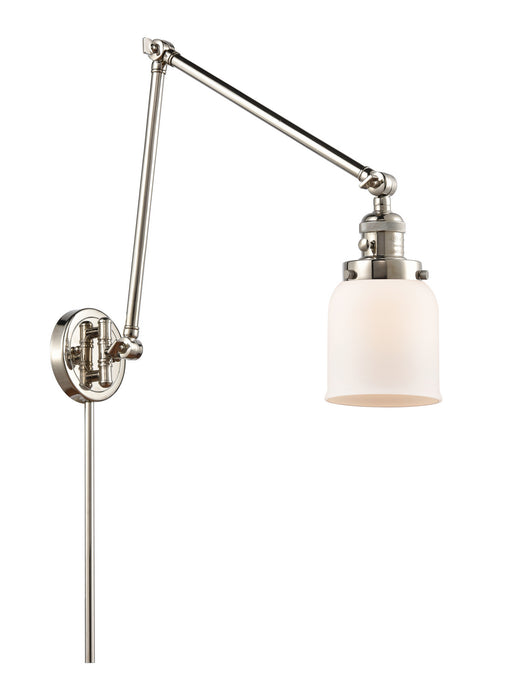 Innovations - 238-PN-G51 - One Light Swing Arm Lamp - Franklin Restoration - Polished Nickel
