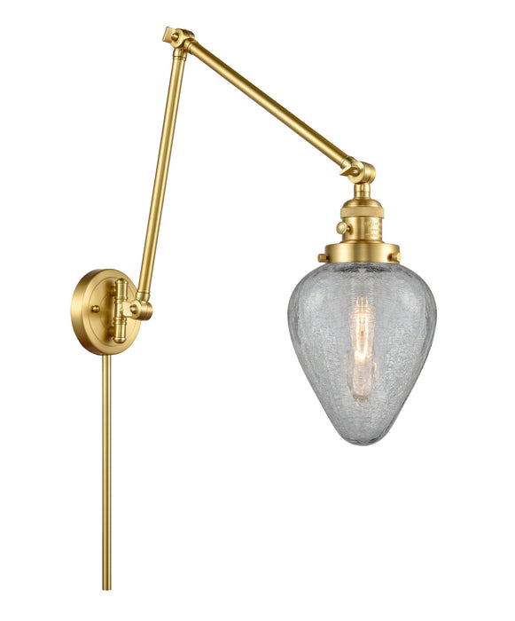 Innovations - 238-SG-G165 - One Light Swing Arm Lamp - Franklin Restoration - Satin Gold