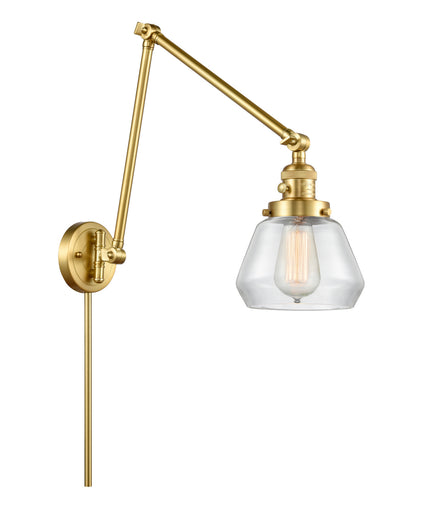 Franklin Restoration One Light Swing Arm Lamp Satin Gold