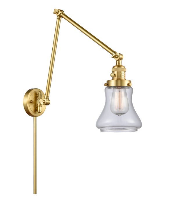 Innovations - 238-SG-G192 - One Light Swing Arm Lamp - Franklin Restoration - Satin Gold