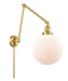 Innovations - 238-SG-G201-10 - One Light Swing Arm Lamp - Franklin Restoration - Satin Gold