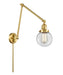 Innovations - 238-SG-G202-6 - One Light Swing Arm Lamp - Franklin Restoration - Satin Gold