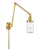 Innovations - 238-SG-G314 - One Light Swing Arm Lamp - Franklin Restoration - Satin Gold