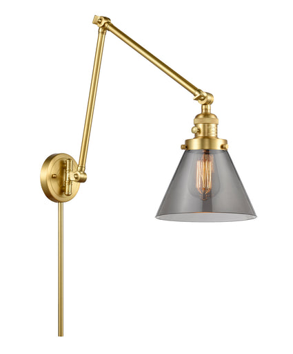 Franklin Restoration One Light Swing Arm Lamp Satin Gold