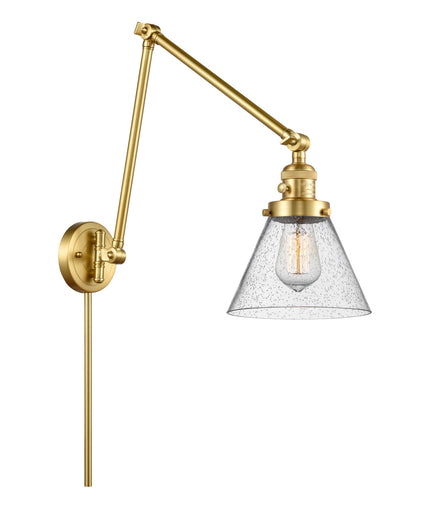 Franklin Restoration One Light Swing Arm Lamp Satin Gold
