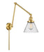 Innovations - 238-SG-G44 - One Light Swing Arm Lamp - Franklin Restoration - Satin Gold