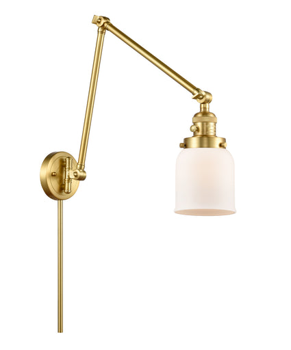 Franklin Restoration One Light Swing Arm Lamp Satin Gold