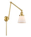 Innovations - 238-SG-G61 - One Light Swing Arm Lamp - Franklin Restoration - Satin Gold