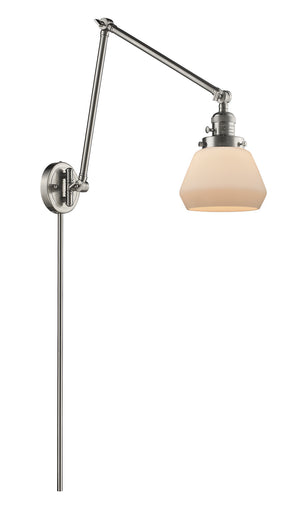 Franklin Restoration LED Swing Arm Lamp Brushed Satin Nickel