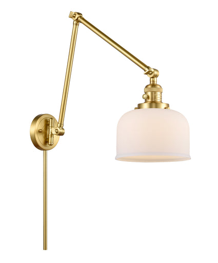 Franklin Restoration One Light Swing Arm Lamp Satin Gold